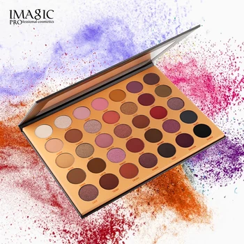 

IMAGIC New35C Eye Shadow Flash Eyeshadow Makeup Pallete Matte Eye Shadow Palette Nude Makeup Set Cosmetic Powder Pigment neon