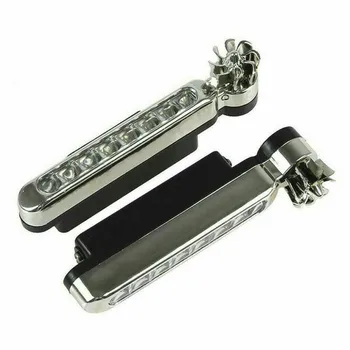 

2PCS Car Running Lights Car Styling No Need External Power Supply Car Daytime Wind Energy 8 LED Daylight Headlight Lamp