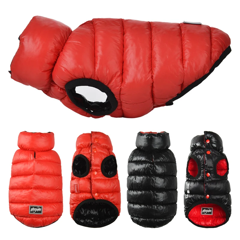 Ropa de invierno para perros, chaqueta impermeable y Reversible, abrigo para perros, chaleco para Chihuahua, Bulldog francés
