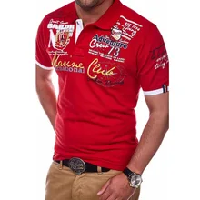 ZOGAA, Мужская рубашка поло с коротким рукавом, дизайнерские рубашки для мальчиков, модные футболки поло с буквенным принтом, новые Брендовые мужские футболки