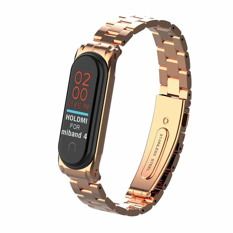 1 шт. из нержавеющей стали для mi Band 4 Ремешок Браслет сменная часть умные наручные часы ремешок для Xiaomi mi Band 4 Смарт-аксессуар