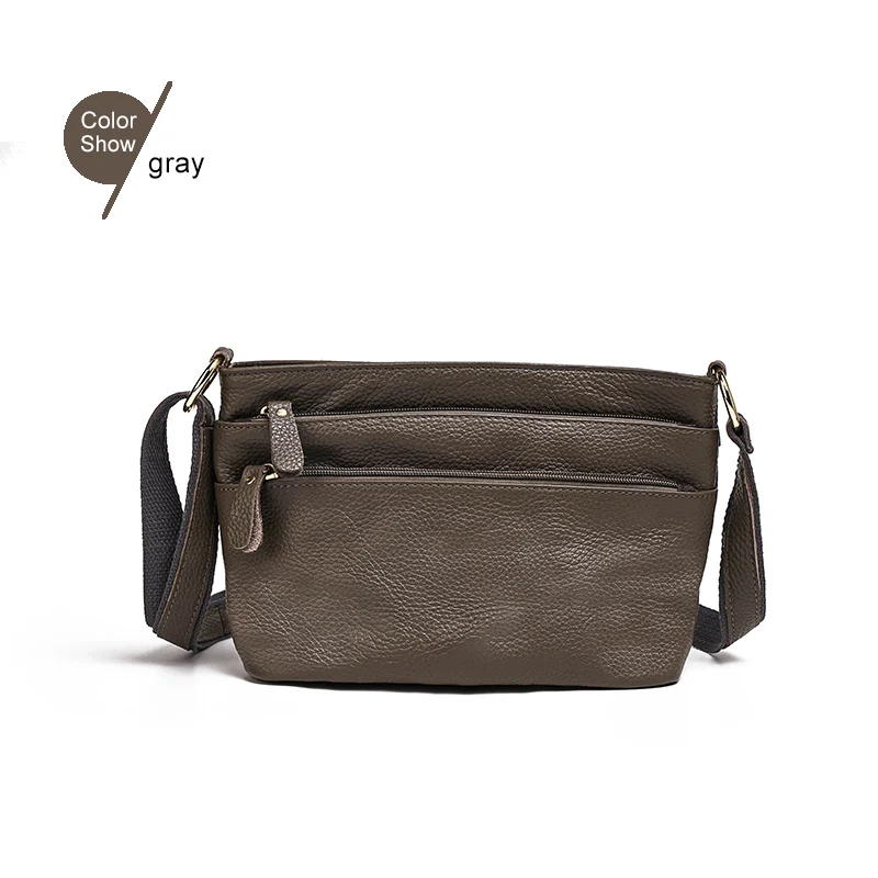 Роскошные сумки женские дизайнерские сумки из натуральной кожи сумки-мессенджеры для девочек винтажные твердые сумки для женщин сумки - Цвет: Серый