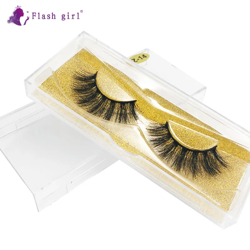 Flash Girl New Mink Eyelash Wholesale Z-14 Thick HandMade Full Strip Lashes Cruelty Free Reusable False Eyelashes Makeup | Красота и