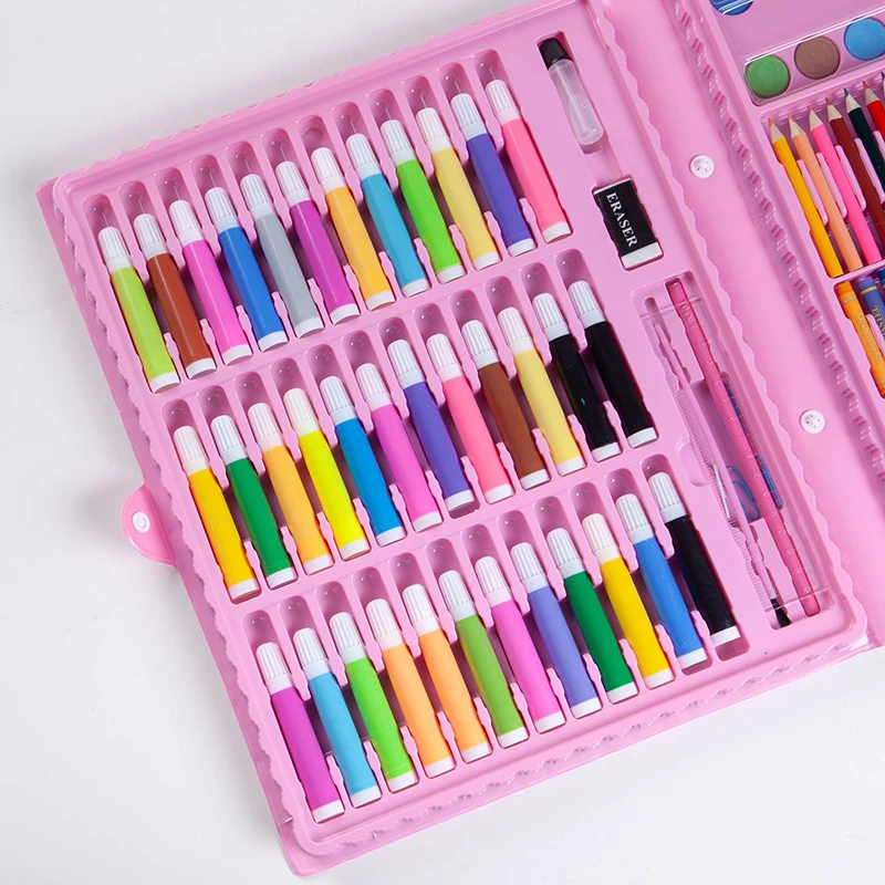 Paintbrush Children Crayons Student Watercolor Pen Art Supplies Painting Set Stationery Learning Oil Pastel