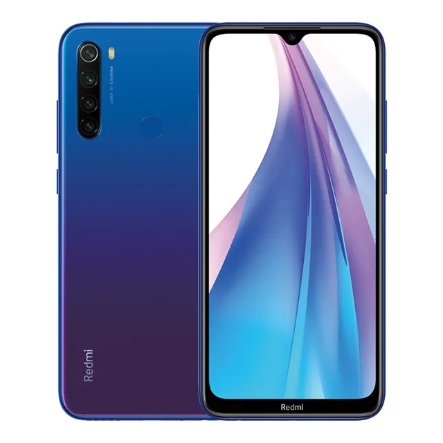 Xiaomi Redmi Note 8 T, глобальная версия, 32 Гб ПЗУ, 3 Гб ОЗУ, NFC, мобильный телефон, 48мп, четырехъядерный процессор Snapdragon 665, четыре ядра, 6,3 дюйма, 4000 мАч - Цвет: Blue