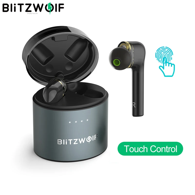BlitzWolf BW FYE8 TWS bluetooth 5 0 беспроводные наушники QCC3020 графеновые двойные динамические
