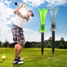 1pc Golf Tack Golf Ball Holder Golfer Training/practice Down 80mm Adjustable Tool Golf Step Limited Rotatable Plastic Tees L7t1