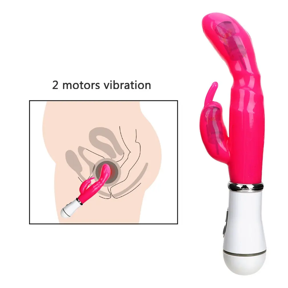 G Spot Dildo Rabbit Vibrator For Women, Wireless Remote Control Dual