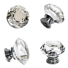 Поставка Высококачественная Алмазная Хрустальная ручка/многоцветная/ индивидуальная ручка на дверь шкафа 40 мм