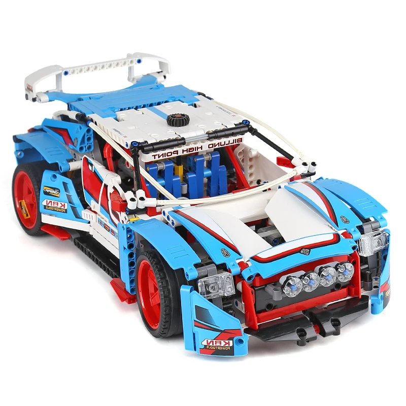 20077-1085Pcs-Technic-Series-Compatible-With-42077-Rally-Car-Set-Building-Blocks-Bricks-Educational-Children-Toys