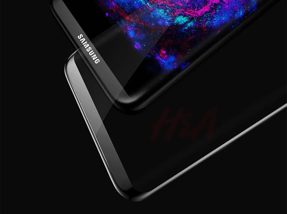 H& A 35D изогнутое полное покрытие Защитное стекло для samsung Galaxy S9 Plus S8 Plus закаленное защитное стекло для экрана Note 8 9 10