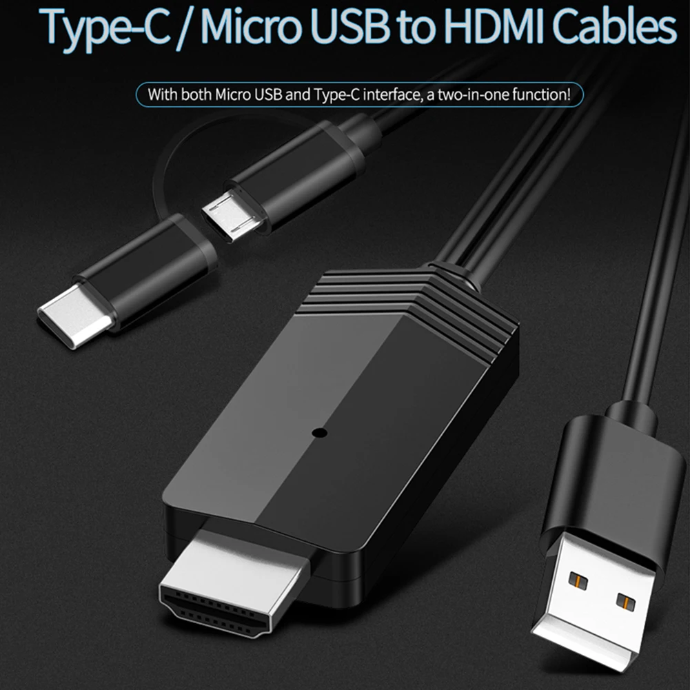 Tv Stick Micro usb type C кабель Plug Play зеркальное отображение экрана для Android HD tv адаптер HDMI потоковая передача Full 1080p