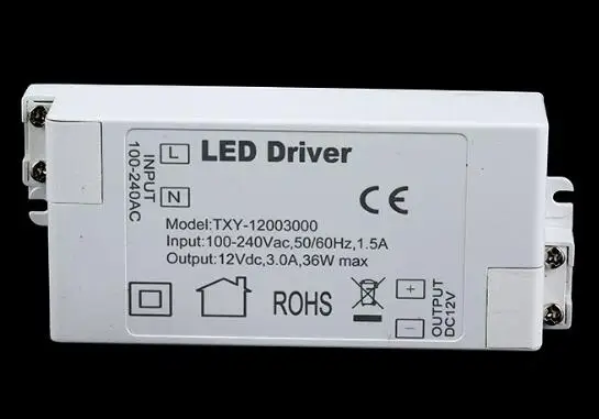 12W 24W 36W 60W LED Power Supply DC12V Driver High Quality Lighting Transformers for LED Strip Lights 12V Power Supply Adapter