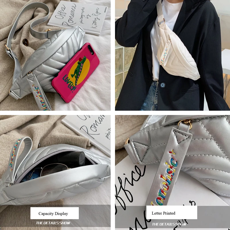 DORANMI V полосатая поясная сумка женская нагрудная сумка роскошный фирменный дизайн Nerka одноцветные поясные сумки BG076