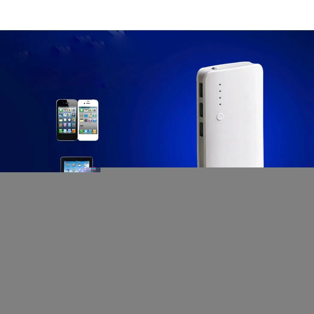 Power Bank Phone 10000mAh 3 USB портативная светодиодная подсветка для зарядного устройства Внешняя батарея power bank Poverbank для iPhone Xiaomi samsung