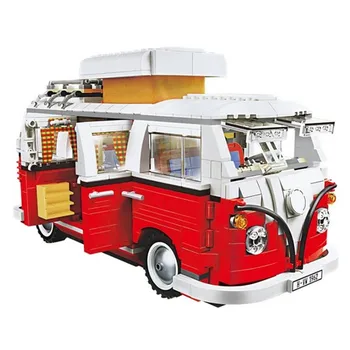 

1354pcs Technic Variety series of car Volkswagening T1 Campers 10220 creator expert building blocks model toys for kids gift