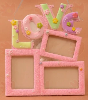 

New Fashion Photoframe Home Decor Family Love Frames Collage Picture Aperture Wall Picture Frame LOVE Photo Frame