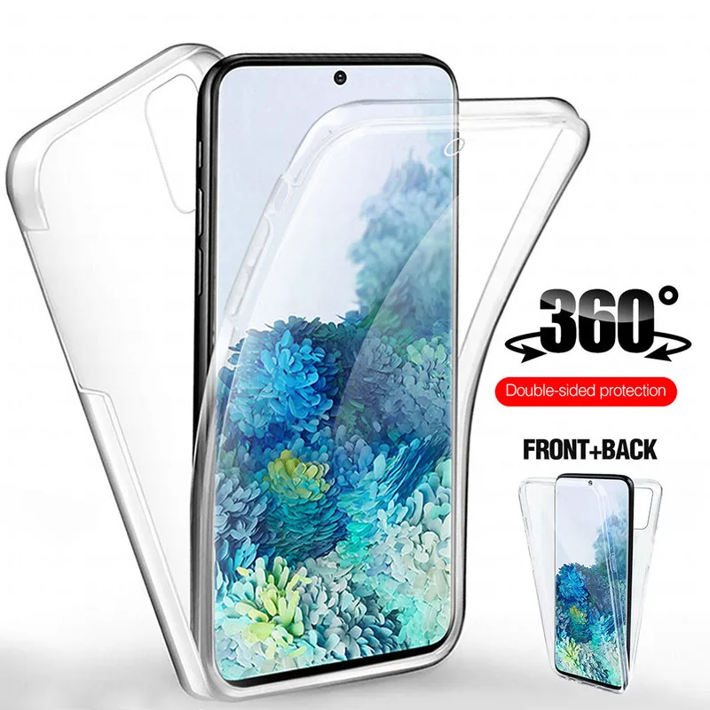 Двойной силиконовый прозрачный чехол для Huawei P Smart Z 2020 Honor 30i 9C 9X 9S Y5P Y6P Y7P Y8P P40 Lite E P30