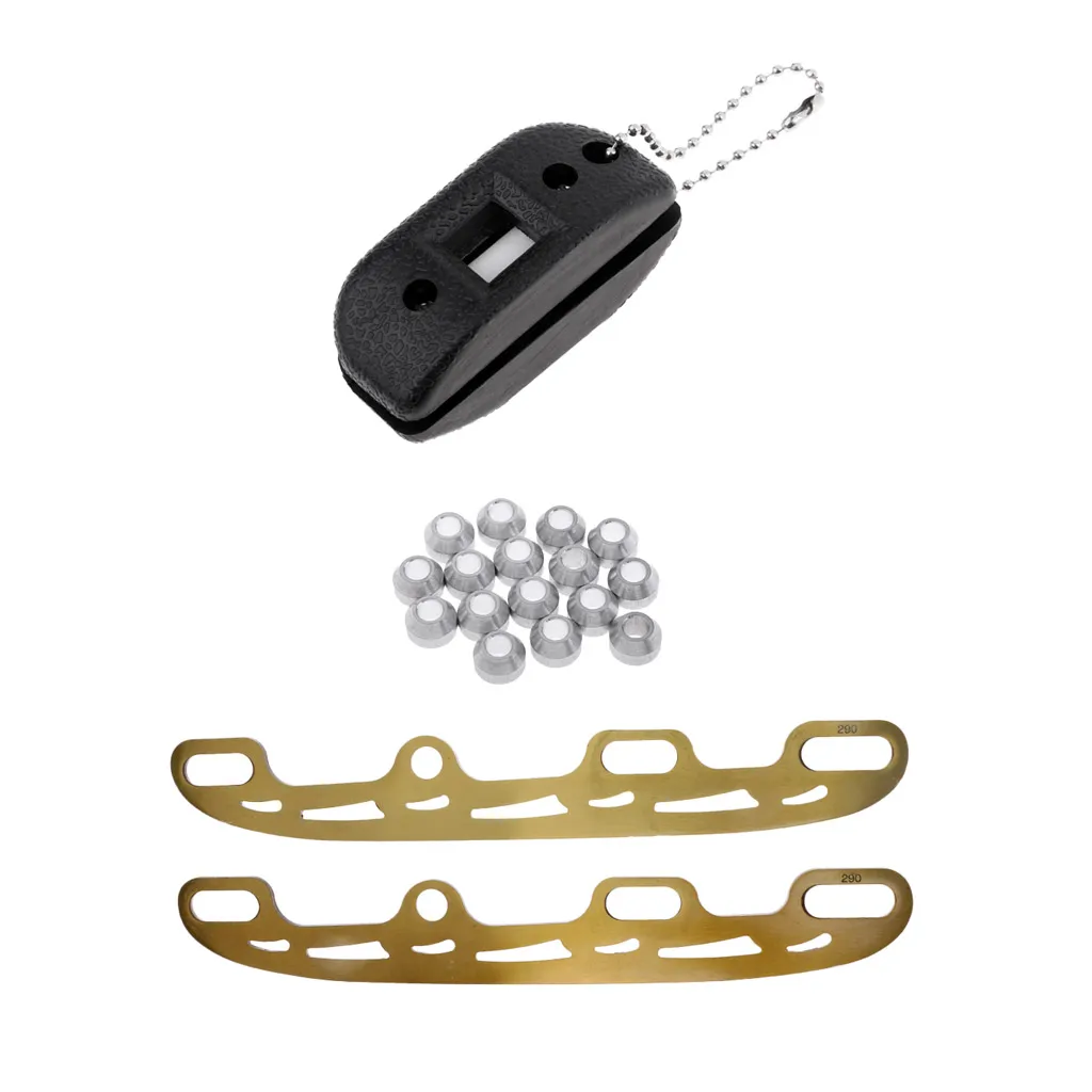 Portable Skates Blade Sharpener Conditioner Replacement Ice Skate Sandstone with Carry Bag