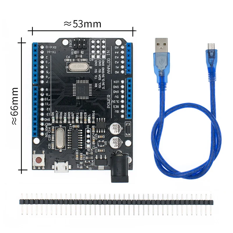 Один комплект tenstar Robot UNO R3 ATmega328P/CH340G Чип 16 МГц для Arduino UNO R3