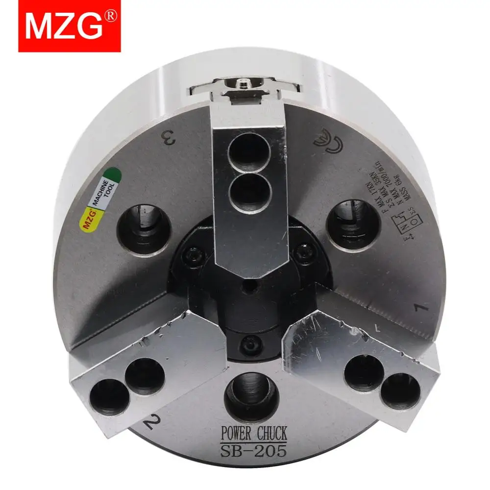 MZG SB 210 10 дюймов 3 челюсти полый мощный патрон для токарного станка с ЧПУ