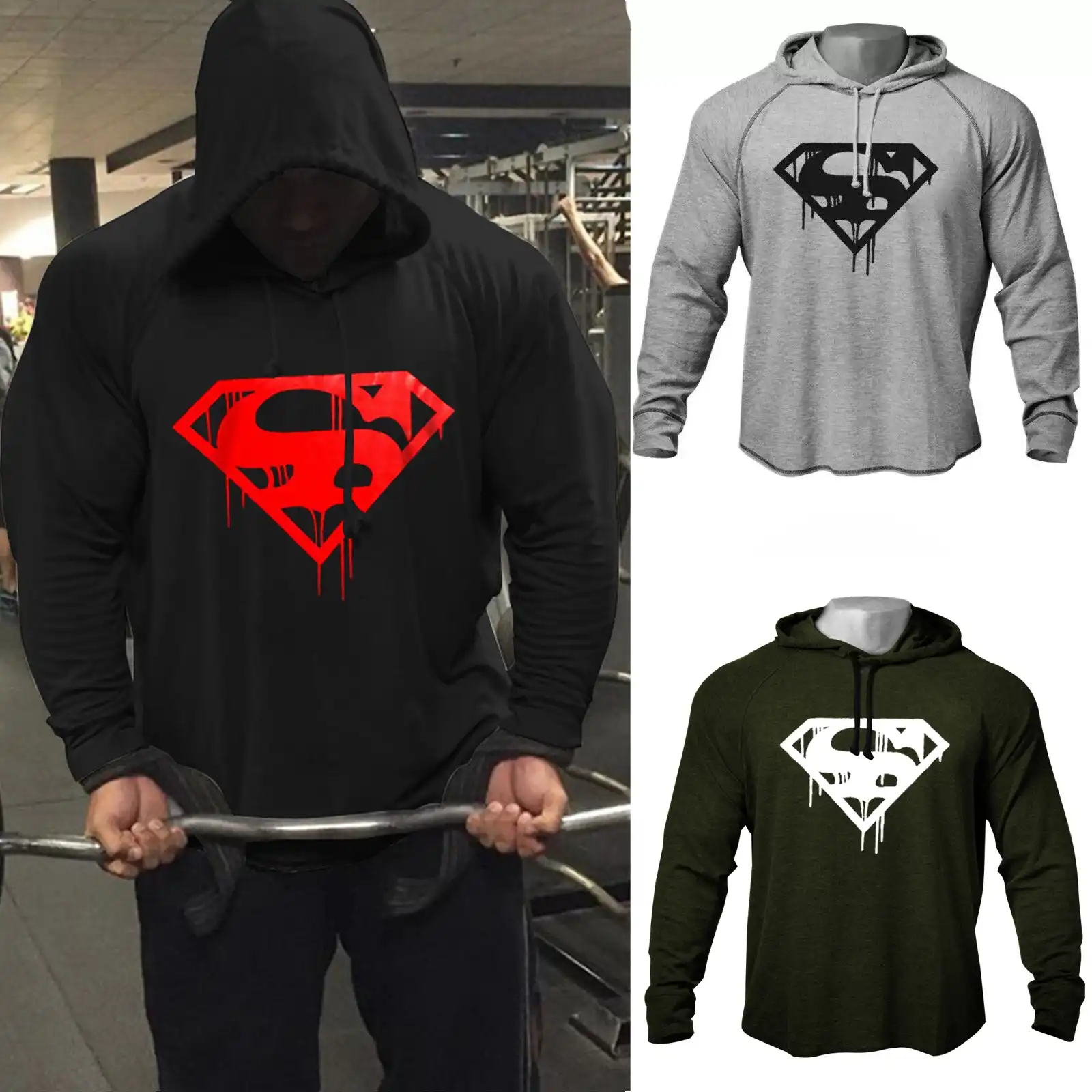 superman sweatshirt mens