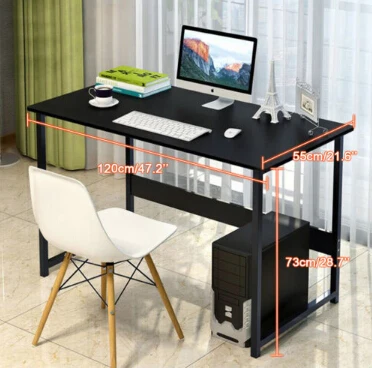 UK/US домашний стол для компьютера; стол рабочей станции офисный ноутбук ПК настольный компьютер кабинет полка офис с 2 ящиками/книжная полка 2 цвета - Цвет: 7007A