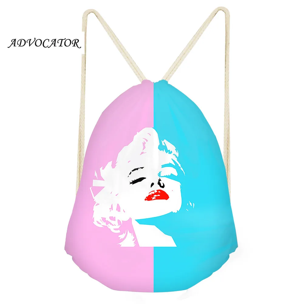 ADVOCATOR Marilyn Monroe, женская модная сумка с объемным принтом, маленькая сумка для обуви, водонепроницаемая сумка для хранения, Mochila Feminina - Цвет: as picture