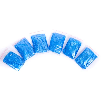 

40 Pairs of High Top Solid Boot Rain Outdoor Blue Shoe Cover Protective Dust Resistant Disposable Waterproof Anti Slip