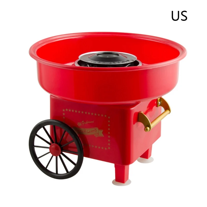 Nostalgia Trolley Cotton Candy Machine Fashion Mini Candy Floss Maker Home Use Nostalgia Trolley Cotton Candy Machine Fashion Mini Candy Floss Maker Home Use