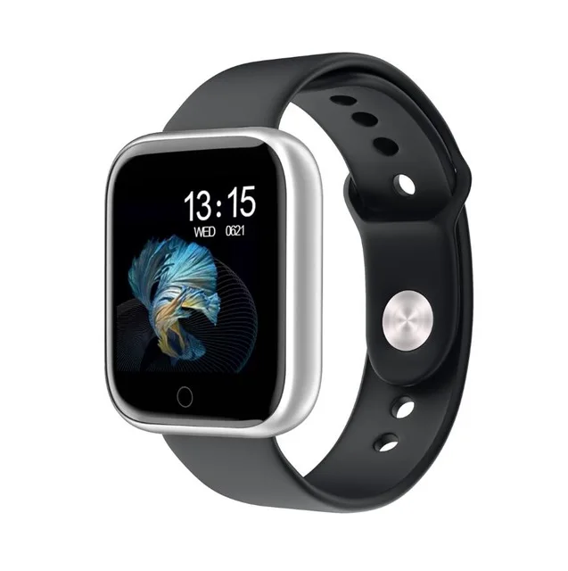 Женские водонепроницаемые Смарт-часы P70 P68 Plus Bluetooth Smartwatch для Apple IPhone Xiaomi монитор сердечного ритма фитнес-трекер - Цвет: Silicone Silver