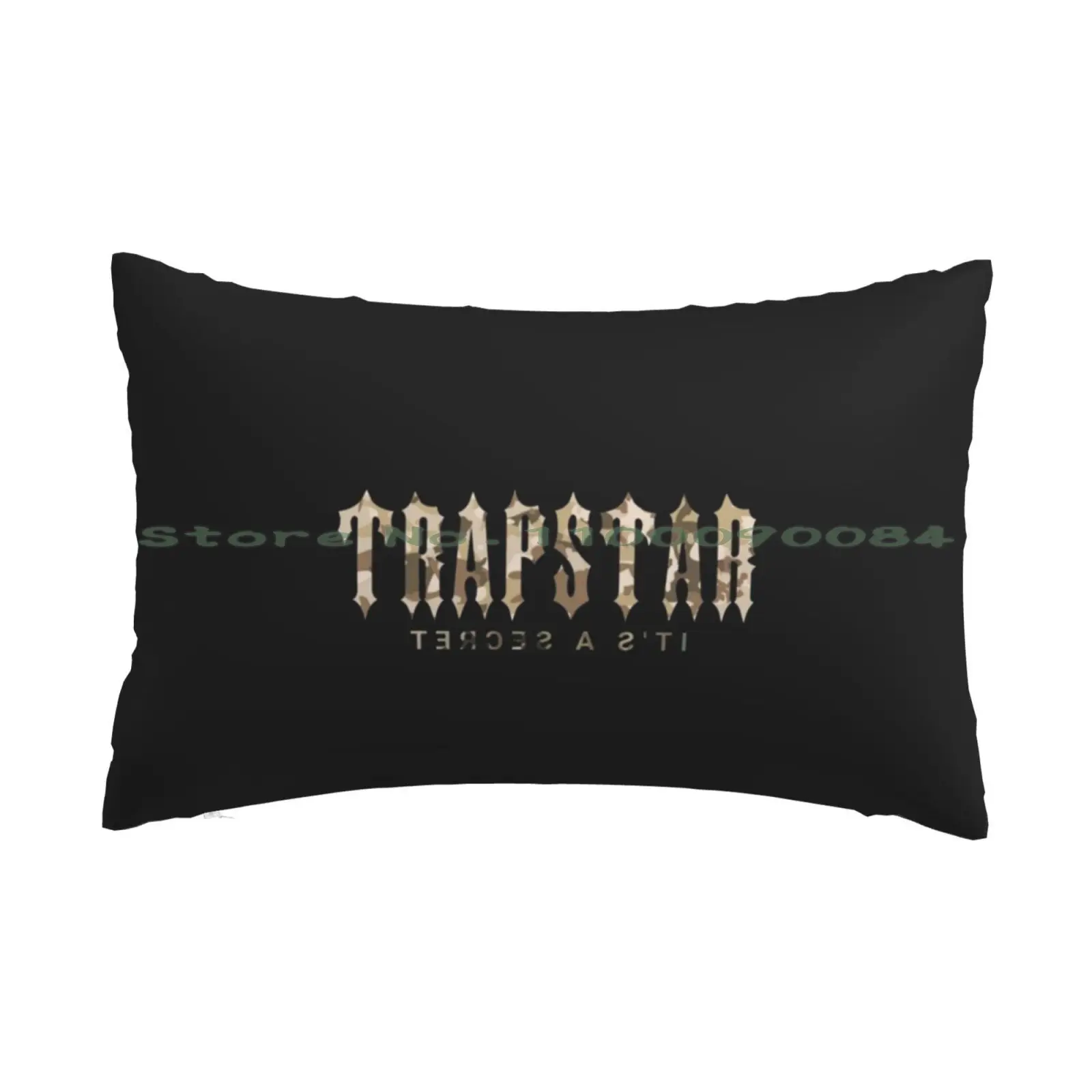 Funda de almohada de camuflaje militar, con Logo de Trapstar de 20x30
