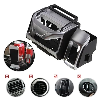 

Interior Water Cup Holder Inner Silver Parts Car Multi-functional Mount