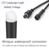 QACA 4-Pack Outdoor LED Landscape Lighting DC12V,Waterproof Pathway Garden Lamps With Transformer,Park Yard Lawn Path Lights 20W 4