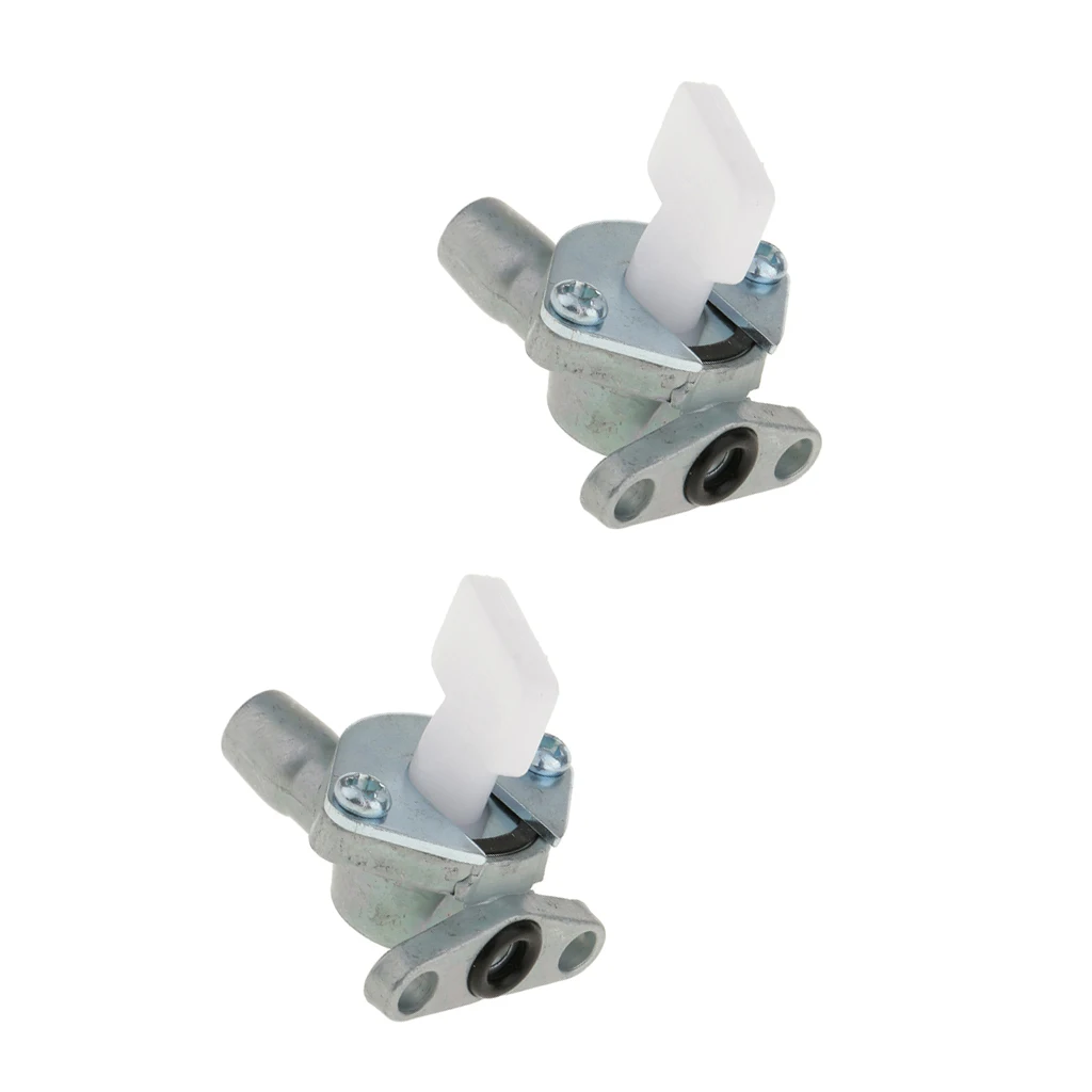 2 PIECES UNIVERSAL 49CC MINI POCKET BIKE ATV FUEL PETCOCK SWITCH SHUT OFF VALVE