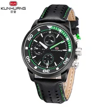 KUNHUNAG Man Watches Top Brand Luxury Analog Digital Leather Sports Watch Men 2020 New Army Military Wristwatch Quartz Clock KUNHUNAG Man Watches Top Brand Luxury Analog Digital Leather Sports Watch Men 2020 New Army Military Wristwatch Quartz Clock