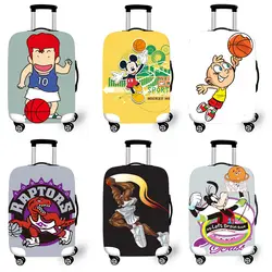Эластичный Защитный чехол для багажа, защитный чехол для чемодана, чехлы на колесиках, Чехлы, 3D аксессуары для путешествий, баскетбольный