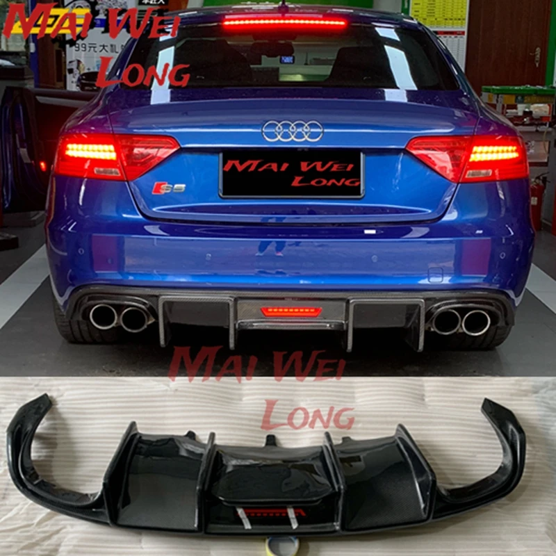 A5 B8 5 S5 S Line Carbon Fiber Rear Diffuser Spoiler For Audi S5 Sline Only 13 16 Car Styling Body Kits Aliexpress A5 B8 5 S5 S Line Carbon Fiber Rear Diffuser Spoiler For Audi S5 Sline Only 13 16 Car Styling Body Kits Aliexpress