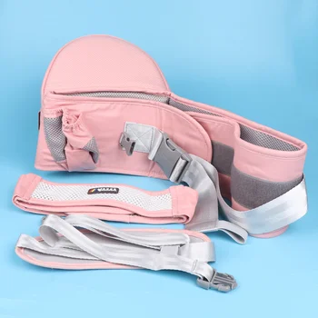 

Multifunctional Baby Waist Stool Nonslip Infant Hip Seat Breathable Toddler Front Carrier (Light Green)