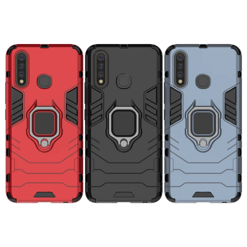 For Vivo Y19 Case For Vivo Y19 Magnetic Phone Case Cover For Vivo Y19 Back Cover With Finger Ring Phone Funda Capa Shell Case