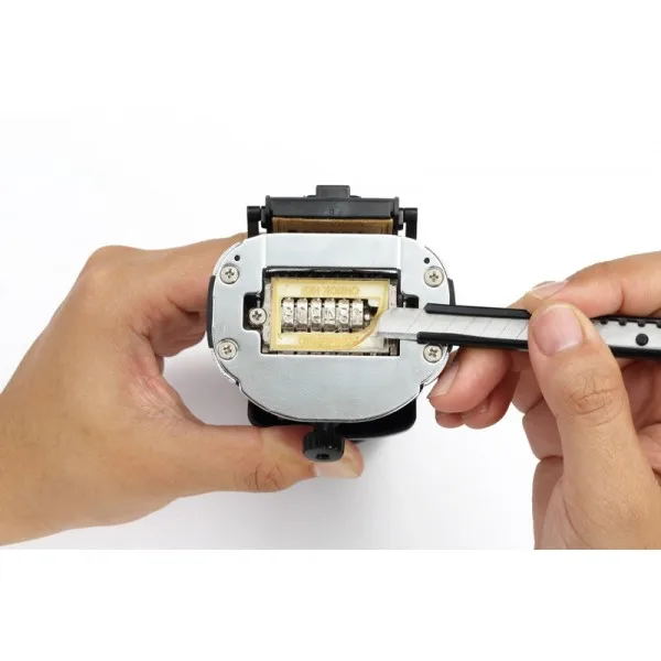Numbering machine kW-trio 02062 metal automatic 6 RAZR. Shir.:32mm height: 20mm 1 ml | Канцтовары для офиса и дома