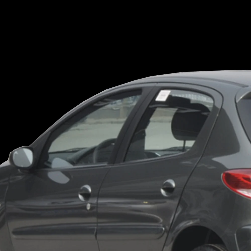Для PEUGEOT 207 2006-, защита от солнца и дождя для окна автомобиля, защита от солнца и дождя, защитная крышка, накладка, рамка, наклейка, внешние аксессуары