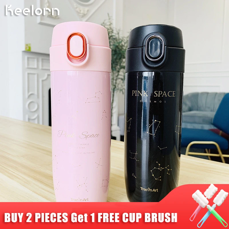 Keelorn 280ml Vacuum Flasks Thermoses Cup Twelve constellation bullet Portable Thermal Mug Business Thermoscup | Дом и сад