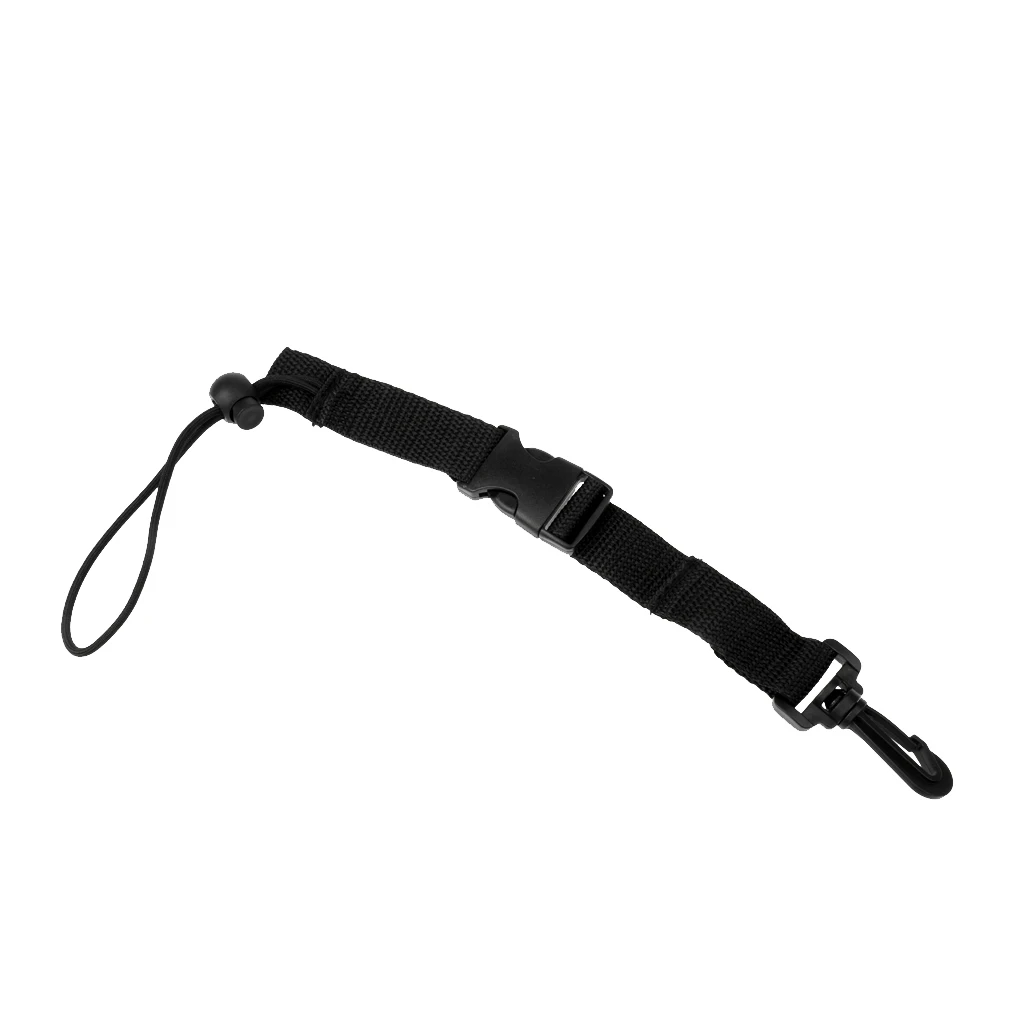 Scuba Diving Lanyard Strap Swivel Clip Stopper String Equipment Accessories