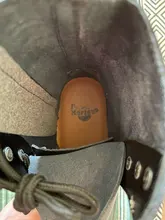Clásico mujeres botas botines de cuero genuino zapatos cada vez mayor altura Martens botas de mujer botas moto botas de mujer