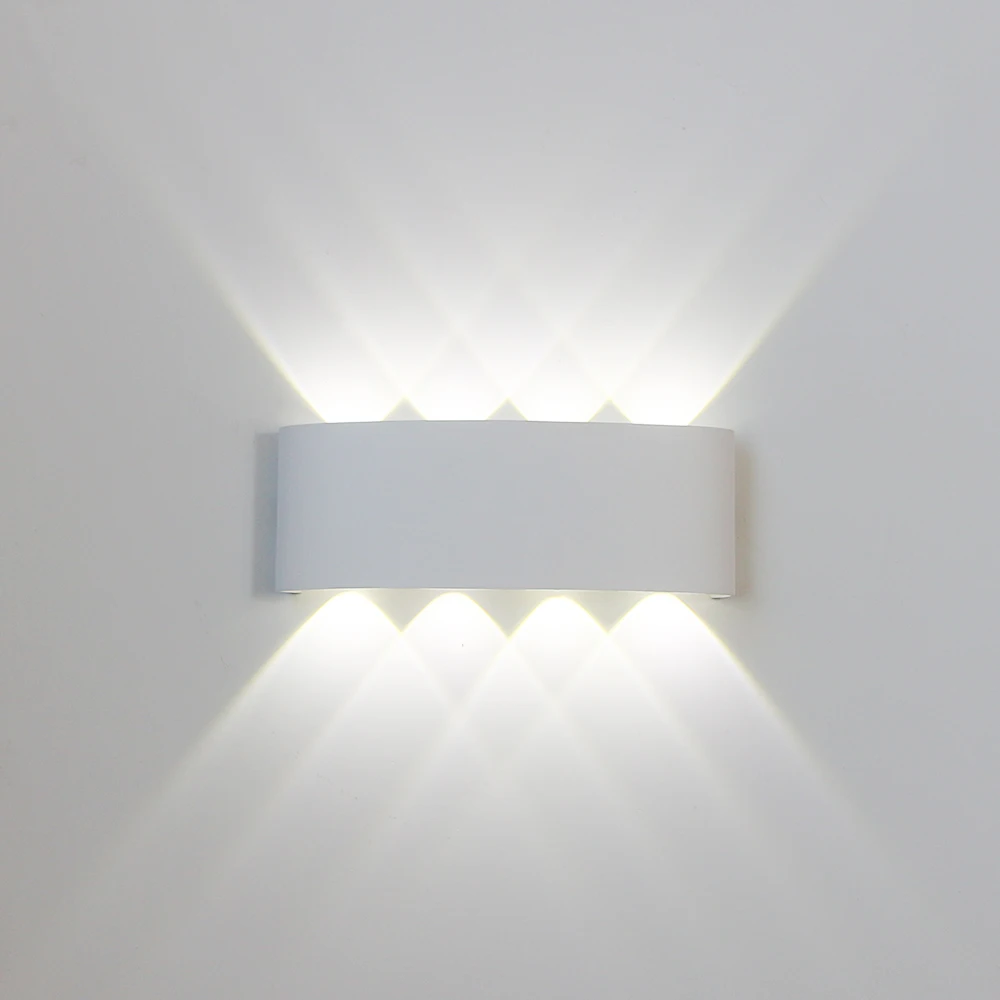 Outdoor Waterproof Wall Lamps LED Up Down Light White Black Aluminum Wall Light Waterproof IP65 Indoor Exterior Sconce Lamp wall light,led wall lamp,led light