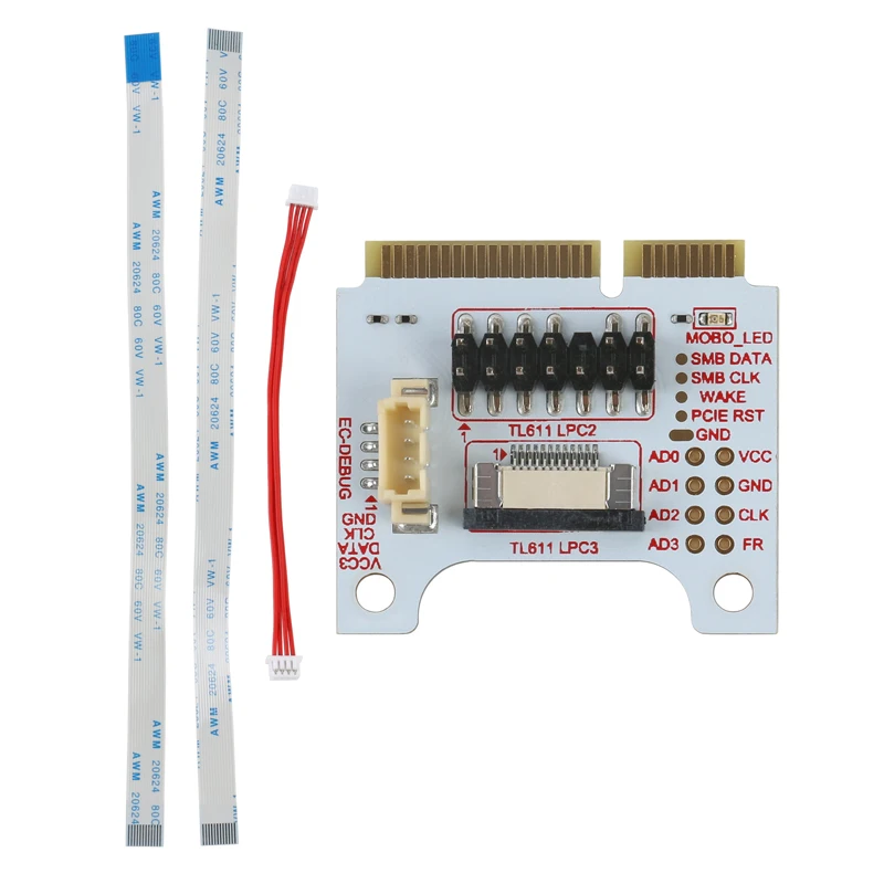 Многофункциональная LPC-DEBUG карта PCI PCI-E LPC материнская плата диагностический тест LPC-Debug Post Card диагностический тест-комплект - Цвет: MINI PCIE card