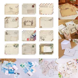 Enveloppes à fleurs en papier Style Vintage chinois, 10 pièces, mignon, pour lettre, papeterie, cartes postales, Scrapbooking 