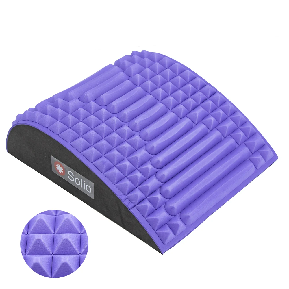 

Back Massager Stretcher Magic Fitness Lumbar Support Relaxation Spine Pain Relief Back Posture Corrector EVA Shiatsu Massager