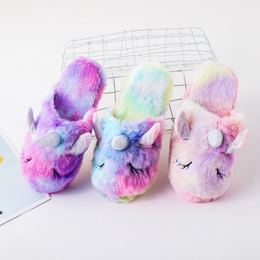 Childrens unicorn slippers Clearance